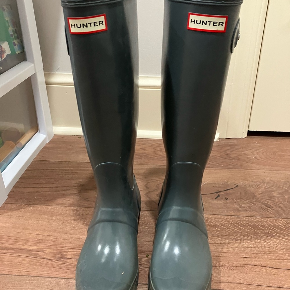 Hunter Charcoal Waterproof Boots
